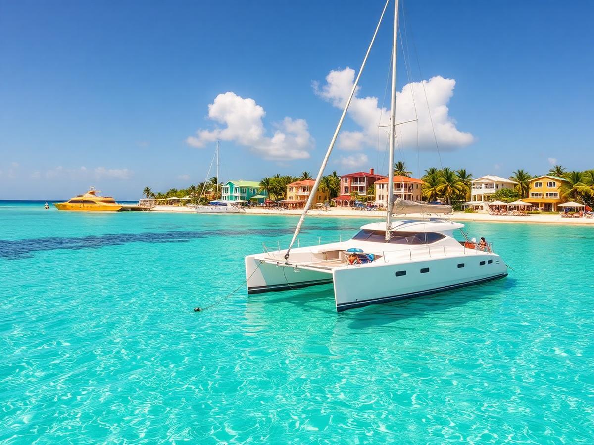 Catamaran day in the bay