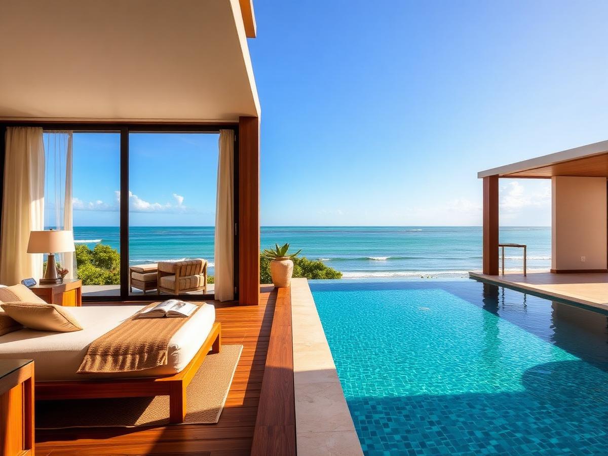 Private plunge pool suite